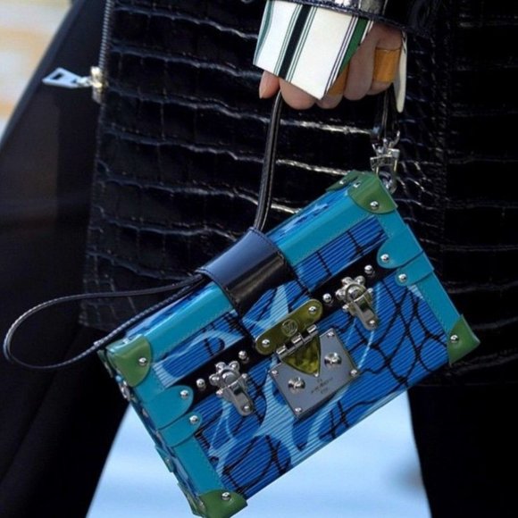 Louis Vuitton Handbags - Louis Vuitton Aqua Epi 16’ cruise petite Malle bag